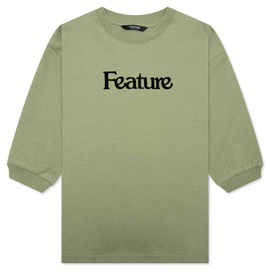 Kids Academy L/S T-Shirt - Oil Green