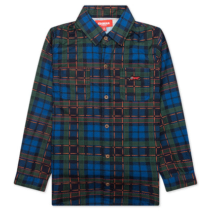 Kids Explore L/S Woven - Plaid