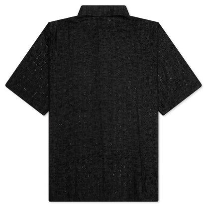 Lacy Button Down - Black