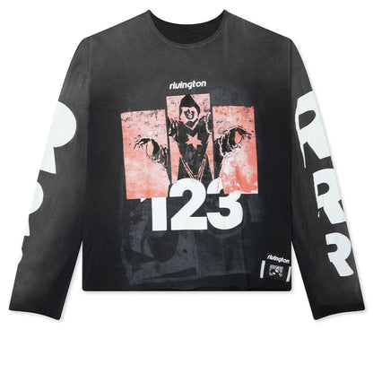 Left Out Enemy L/S Tee - Vintage Black