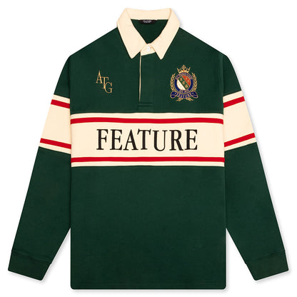 Lomu Rugby Polo - Dark Green