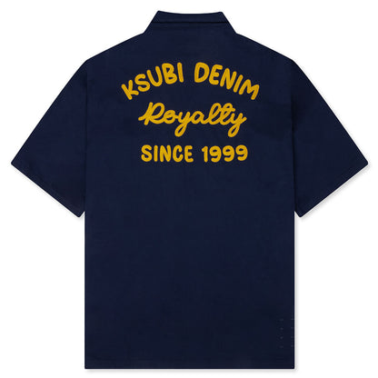 Mekanik Boiler S/S Shirt - Ink Blue