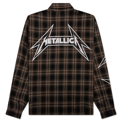 Metallica L/S Shirt - Tobacco