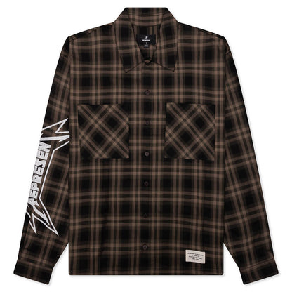 Metallica L/S Shirt - Tobacco