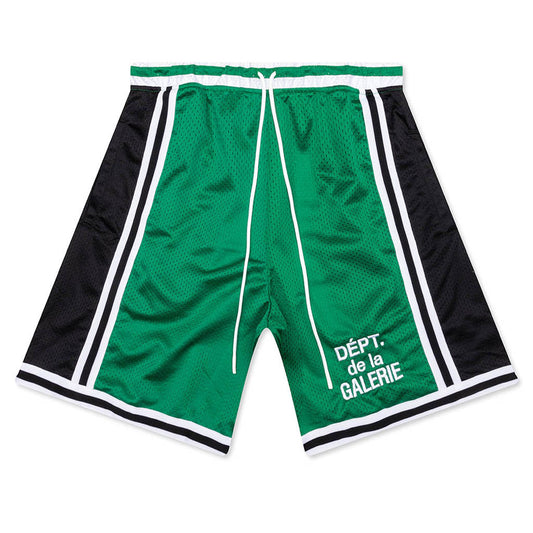 Miami Court Short - Kelly Green/Black