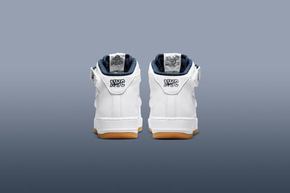 Air Force 1 Mid Jewel 'NYC'- White/Midnight Navy