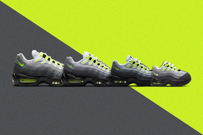 Air Max 95 OG (PS) - Black/Neon Yellow