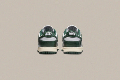 Women's Dunk Low `Vintage Green` - White/Pro Green/Coconut Milk
