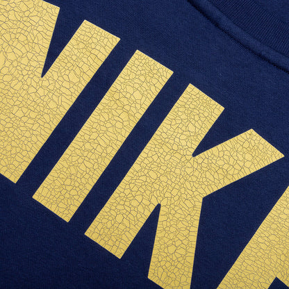 Nike x Stranger Things Fleece Crew - Midnight Navy/Soft Yellow