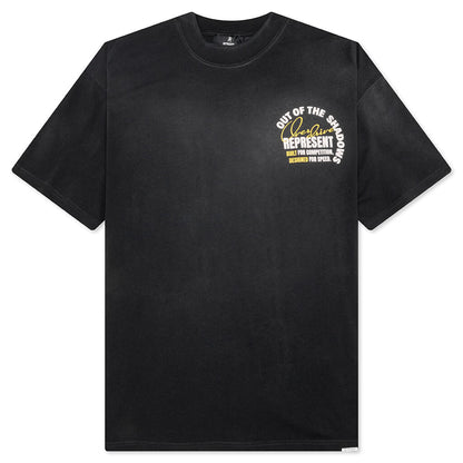 Out Of The Shadows T-Shirt - Stained Black