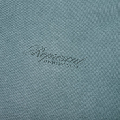 Owner Club Script T-Shirt - Vintage Green