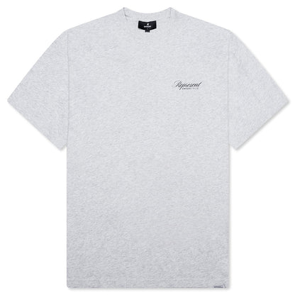 Owners Club Script T-Shirt - Cream Marl
