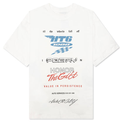 Persistence Race Tee - White