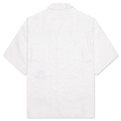 Polka Dot Camp Shirt - White