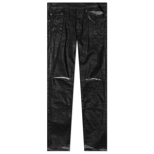 Purple Denim P001 - Worn Grey Black Coated