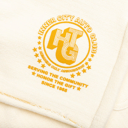 Race Herringbone Short - White