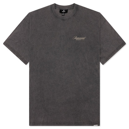 Owners Club Script T-Shirt - Vintage Grey