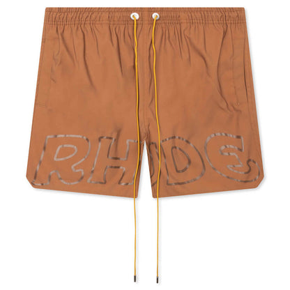 Camel Logo Swim Trunk - Camel