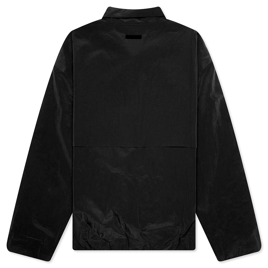 Ripstop Halfzip Pullover - Black