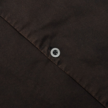 Script Camp Collar Shirt - Jet Black