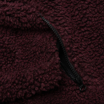 Sherpa Reversible Jacket - Burgundy