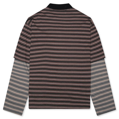 Skeleton Stripe Long Sleeve Tee - Stripe