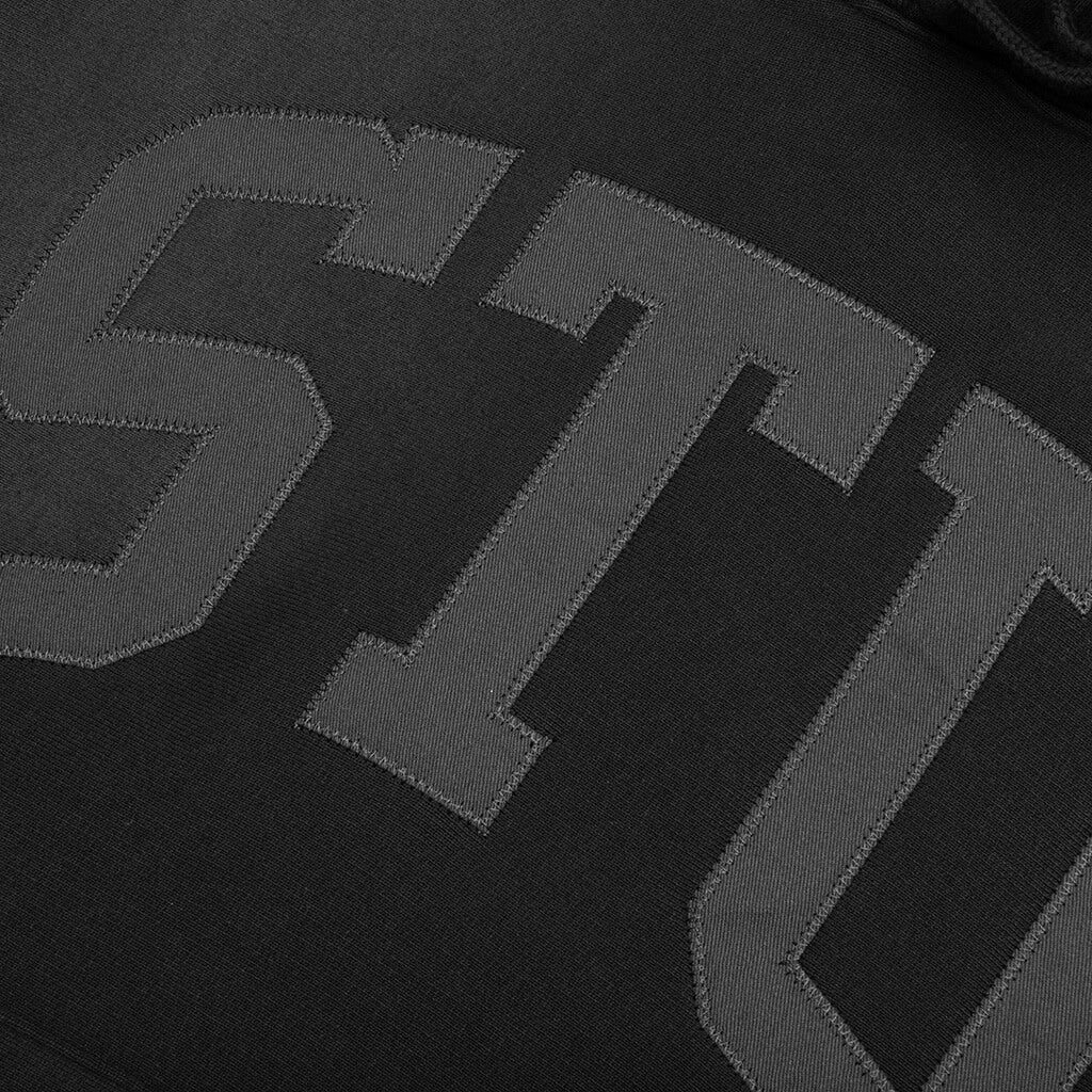 Stu Applique Hood - Black