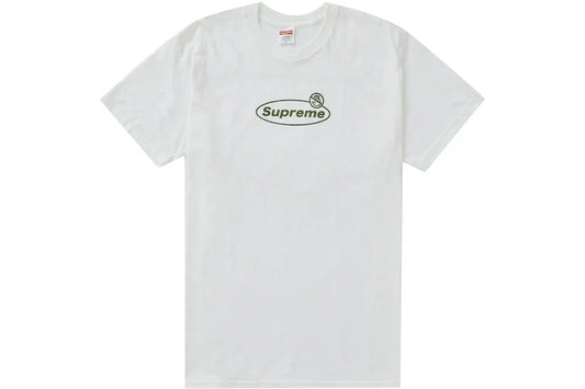 SUPREME WARNING TEE WHITE
