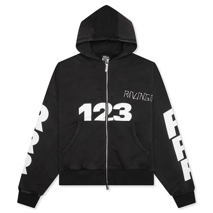 USO-123 CVA Zip Hoodie - Mechanic Black