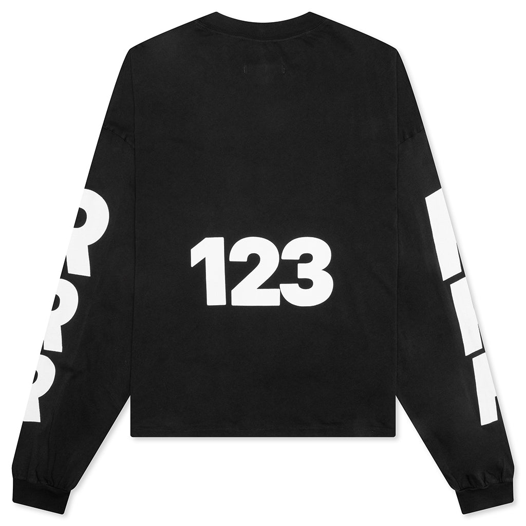 USO 123 Garden L/S Tee - Mechanic Black