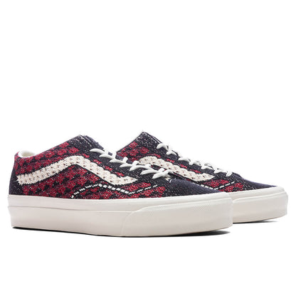 Premium Old Skool 36 Engineered Knit - Geo Check Bordeaux