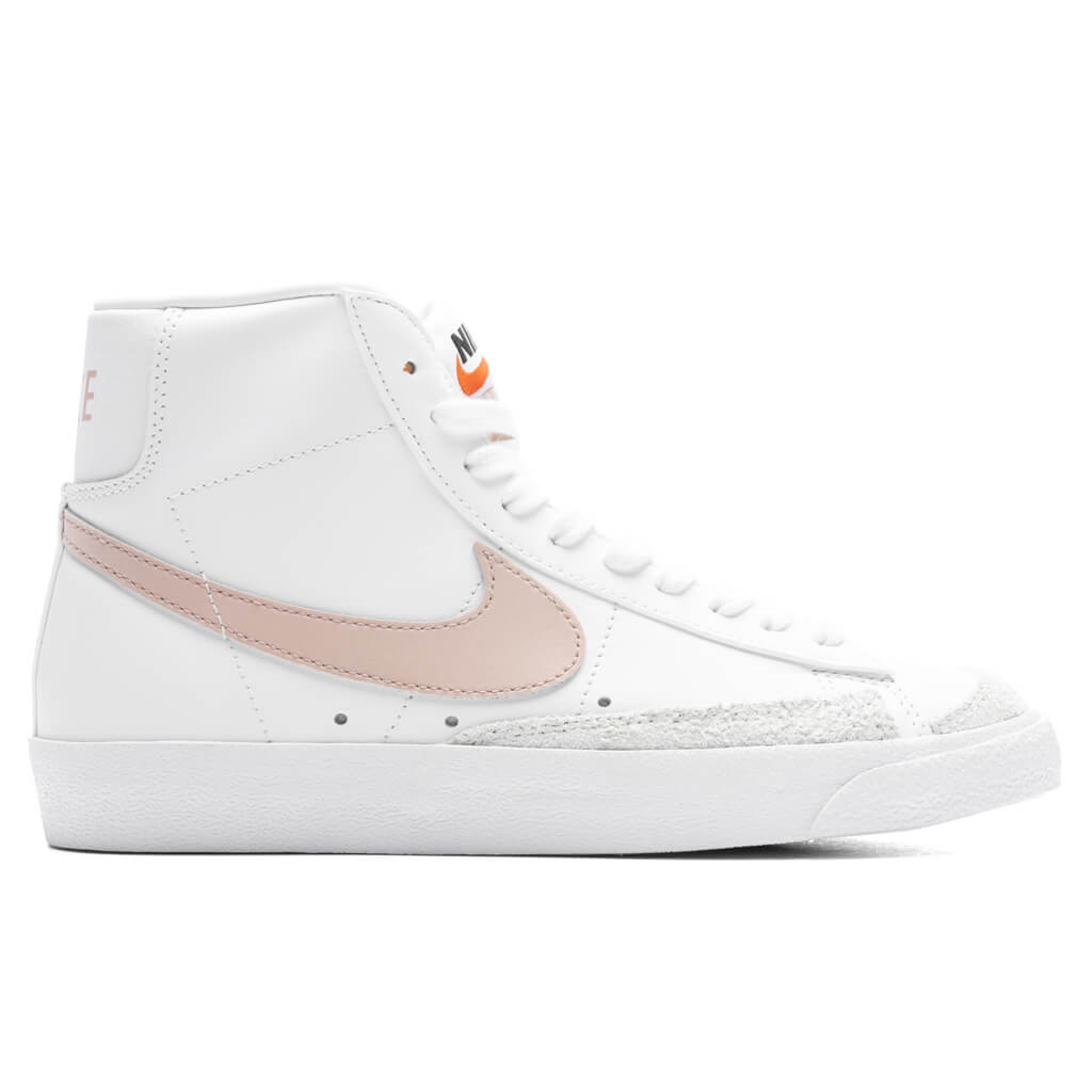 Women's Blazer Mid '77 - White/Pink Oxford