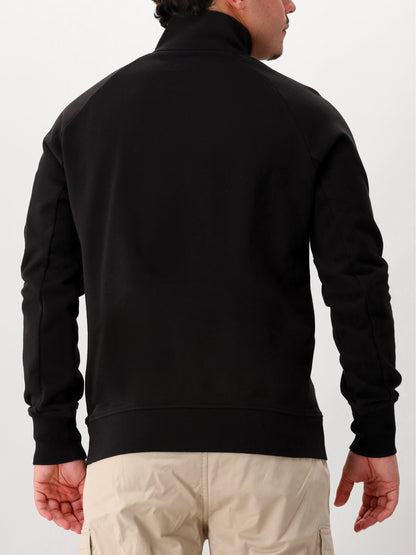 C.P. Company Sweater Zwart Half Zip