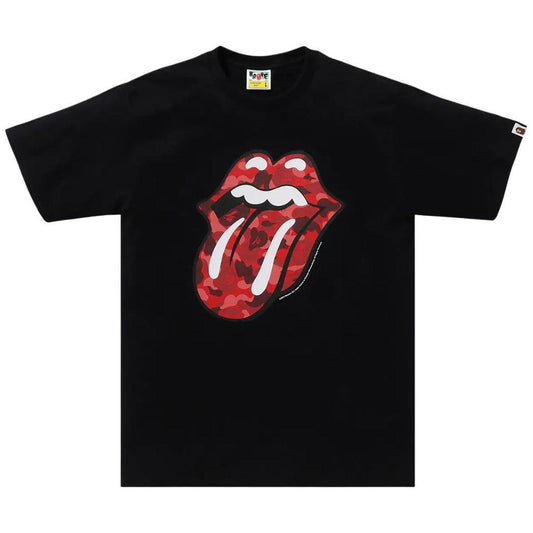 BAPE X ROLLING STONES T-SHIRT BLACK