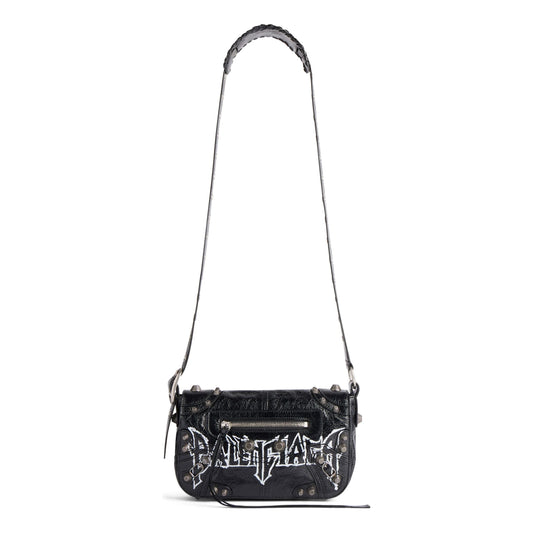 Balenciaga Le Cagole Xs Flap Bag Diy Metal 'Black' 7190822AAXD1000