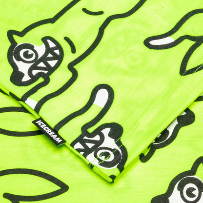Dogs S/S Tee - Neon Yellow