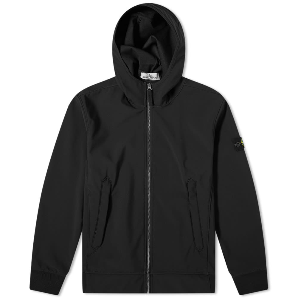 Stone Island Junior Soft Shell Hooded Jacket