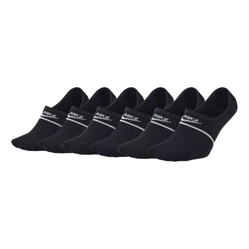 Nike Breathable Sports Low Top Socks Couple Style Black SX7168-010