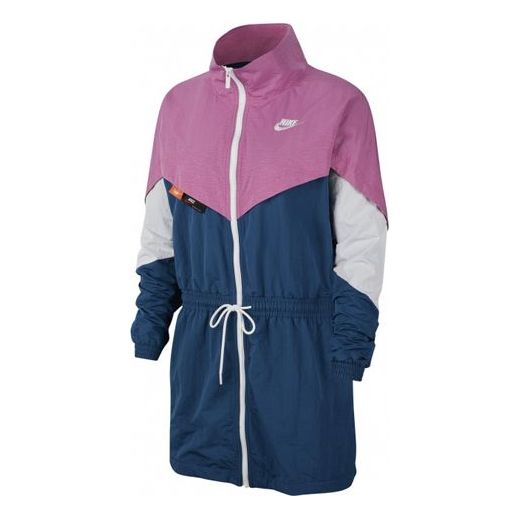 (WMNS) Nike AS W Nike Sportswear ICN CLSH Track JKT Jacket COSMIC FUCHSIA CJ2047-691