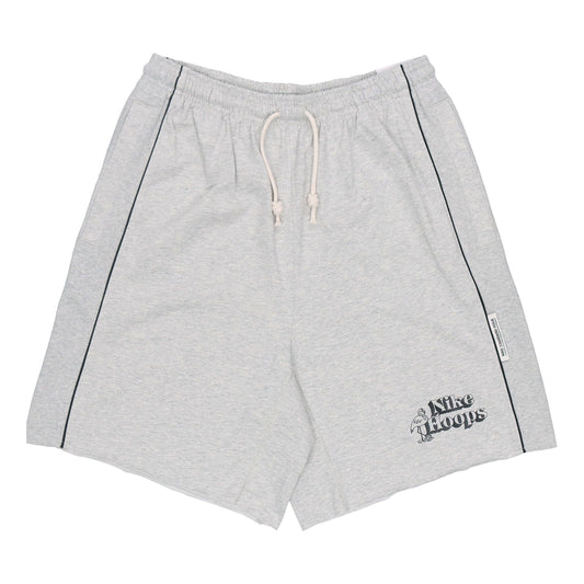 Nike Solid Color Lacing Elastic Breathable Sports Shorts Gray DH7384-050