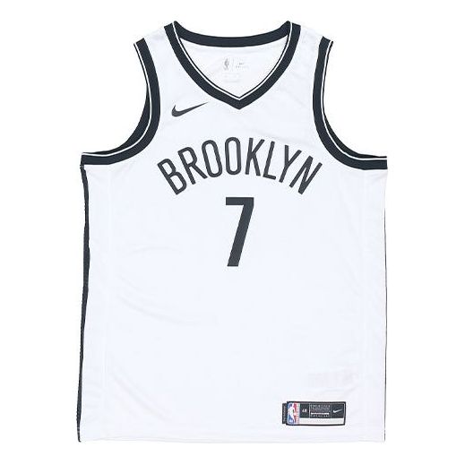Nike MENS SW 20-21 Brooklyn Nets Durante 7 Basketball Vest White CW3584-108