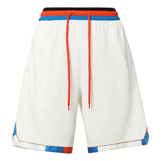 Men's Nike Color Block Lacing Sports Shorts White DA5845-133