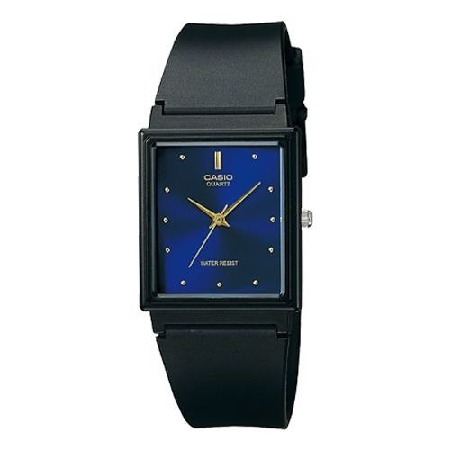CASIO Quartz Waterproof Sports Blue DialBlack Strap Blue DialBlack Strap Mens BlueBlack Analog MQ-38-2A