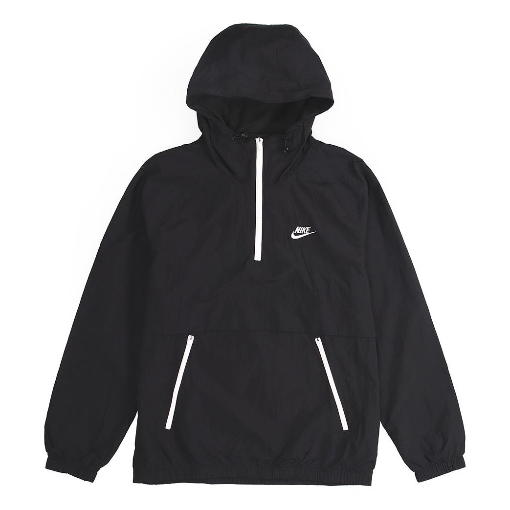 Nike As Sportswear Ce JKT Jacket Hd Wvn Anrk 'Black White' AR2213-010