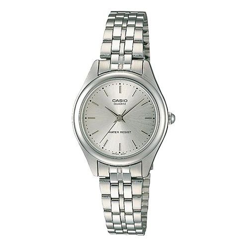 CASIO Ladies ENTICER Wrist Silver Analog LTP-1129A-7A