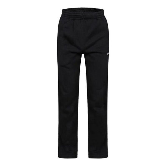 Nike AS Nike Club OH Pant-Swoosh-NF Breathable Casual Knit Training Fleece Lined Sports Long Pants Black 916274-010