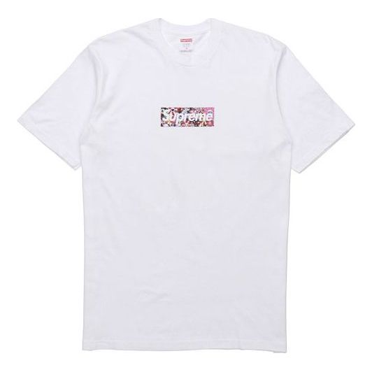 Supreme SS20 Week 9 x Takashi Murakami x FRIDAY US ONLY COVID19 Relief Box Logo T-Shirt 'White' SUP-SS20-590