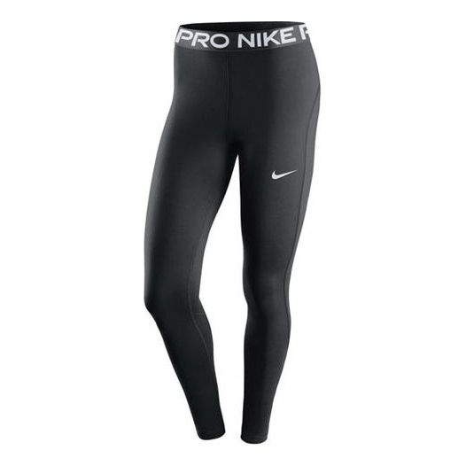 (WMNS) Nike Pro Running Training Quick Dry Sports Gym Pants/Trousers/Joggers Black CZ9780-010