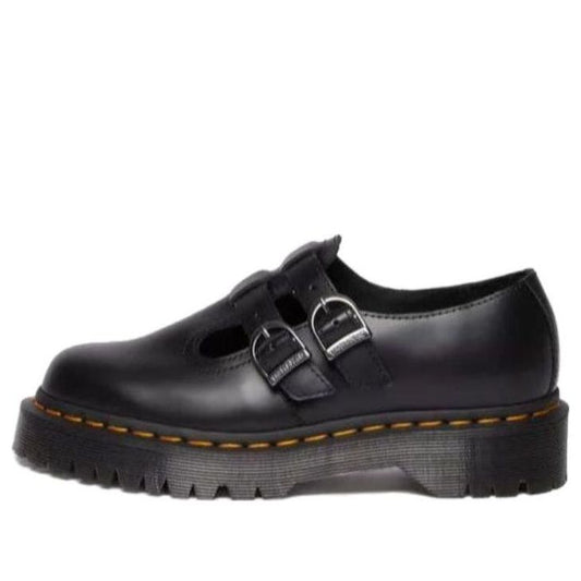 (WMNS) Dr. Martens 8065 II Bex Smooth Leather Platform Mary Jane 'Black' 30792001