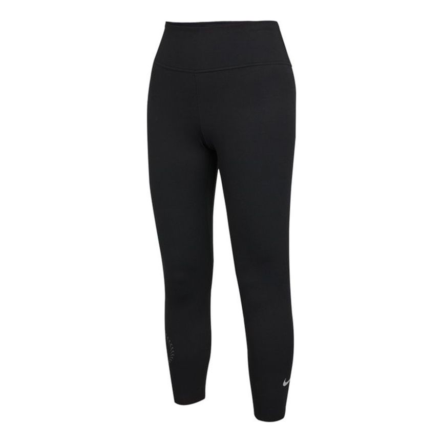 (WMNS) Nike One Luxe 7/8 Tight Pro Logo Sports Pants Black DJ8518-010